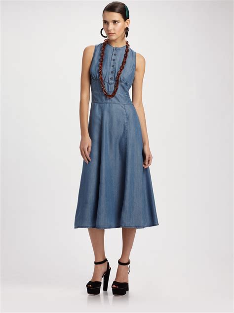 prada night blue dress|designer prada dresses uk.